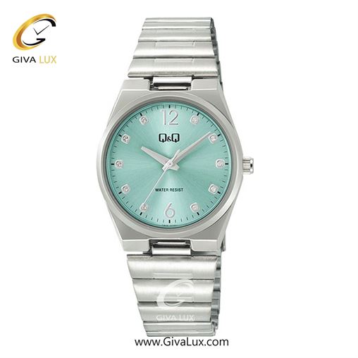 ساعت مچی اورجینال زنانه کیو اند کیو Q&Q نقره ای | نقره ای| آبی| کد رفرنس Q84B-002PY