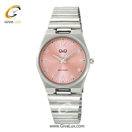 ساعت مچی اورجینال زنانه کیو اند کیو Q&Q نقره ای | نقره ای| صورتی| کد رفرنس Q84B-003PY