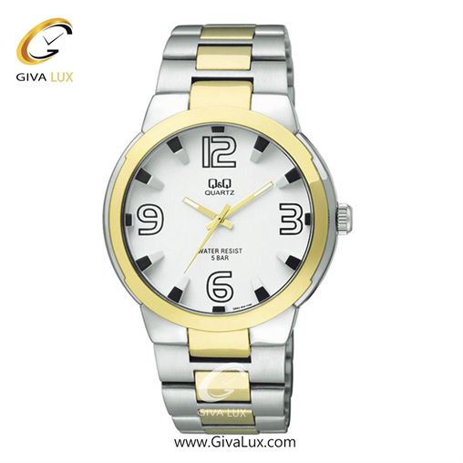 ساعت مچی اورجینال مردانه کیو اند کیو Q&Q طلایی-نقره ای | نقره ای-طلایی| سفید| کد رفرنس Q862J404Y