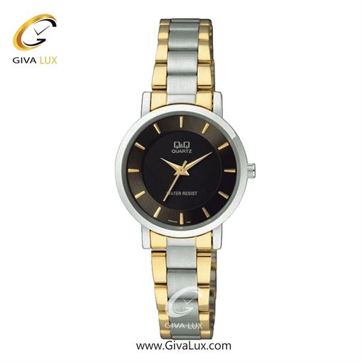 ساعت مچی اورجینال زنانه کیو اند کیو Q&Q نقره ای | طلایی-نقره ای| مشکی| کد رفرنس Q945J402Y