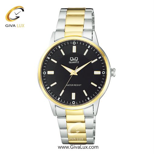 ساعت مچی اورجینال مردانه کیو اند کیو Q&Q نقره ای-طلایی | نقره ای-طلایی| مشکی| کد رفرنس Q968J402Y