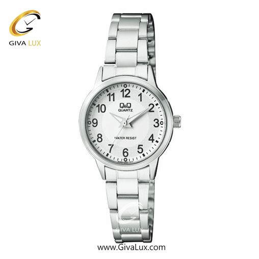 ساعت مچی اورجینال زنانه کیو اند کیو Q&Q نقره ای | نقره ای| سفید| کد رفرنس Q969J204Y