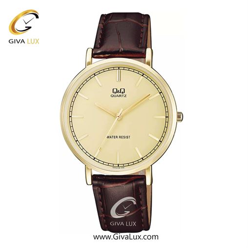 ساعت مچی اورجینال مردانه کیو اند کیو Q&Q طلایی | مشکی| شامپاینی| کد رفرنس Q978J100Y