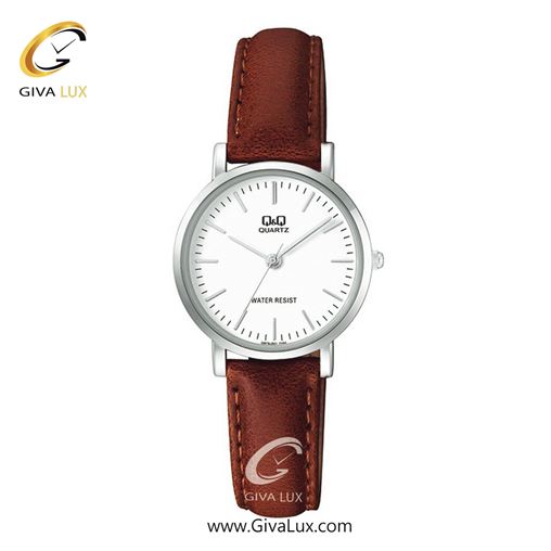 ساعت مچی اورجینال زنانه کیو اند کیو Q&Q نقره ای | قهوه ای| سفید| کد رفرنس Q979J301Y