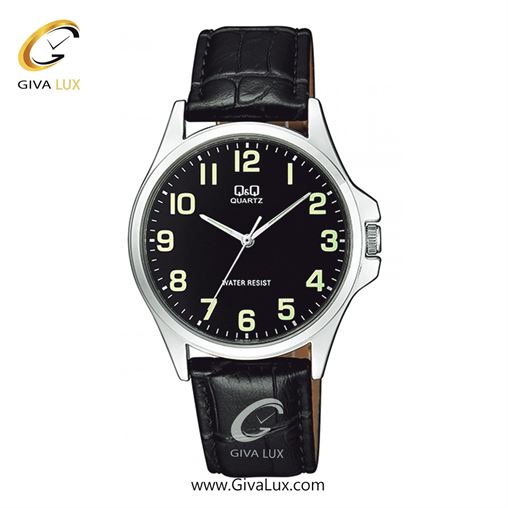 ساعت مچی اورجینال مردانه کیو اند کیو Q&Q نقره ای | مشکی| مشکی| کد رفرنس QA06J305Y