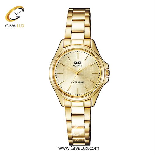 ساعت مچی اورجینال زنانه کیو اند کیو Q&Q طلایی | طلایی| طلایی| کد رفرنس QA07J010Y