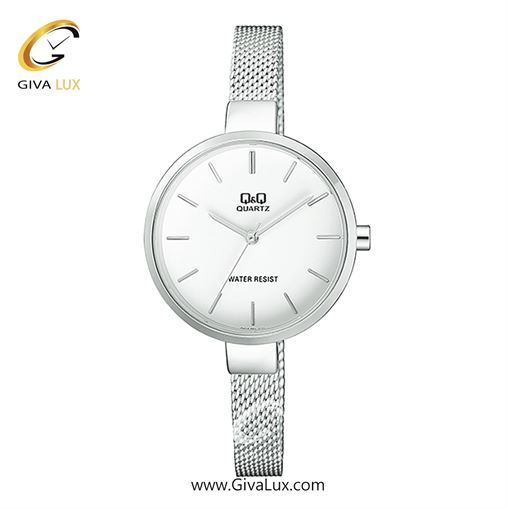 ساعت مچی اورجینال زنانه کیو اند کیو Q&Q نقره ای | نقره ای| نقره ای| کد رفرنس QA15J201Y