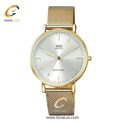 ساعت مچی اورجینال مردانه کیو اند کیو Q&Q طلایی | طلایی| نقره ای| کد رفرنس QA20J001Y