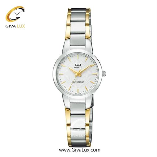 ساعت مچی اورجینال زنانه کیو اند کیو Q&Q نقره ای | نقره ای-طلایی| سفید| کد رفرنس QA43J401Y