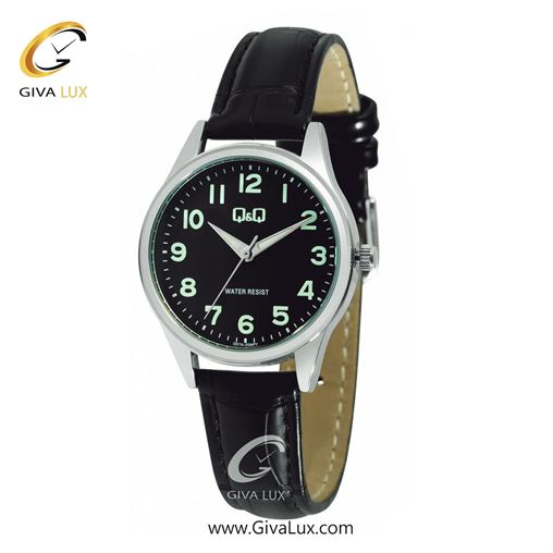 ساعت مچی اورجینال زنانه کیو اند کیو Q&Q نقره ای | مشکی| مشکی| کد رفرنس QA57-006PY