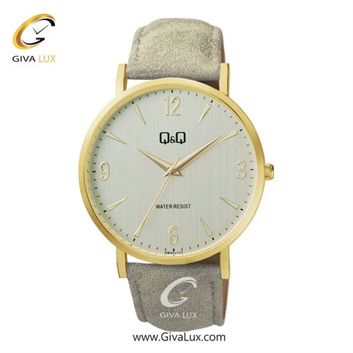 ساعت مچی اورجینال مردانه کیو اند کیو Q&Q رزگلد | طوسی| سفید| کد رفرنس QB40J103Y