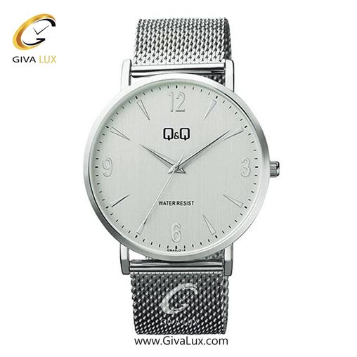 ساعت مچی اورجینال مردانه کیو اند کیو Q&Q نقره ای | نقره ای| سفید| کد رفرنس QB40J204Y