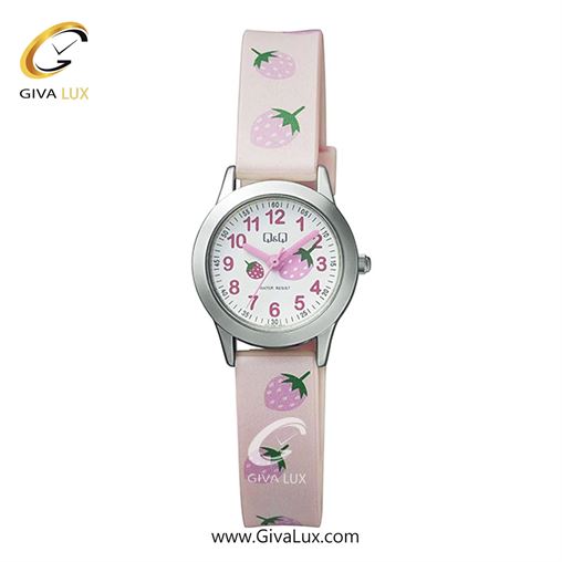 ساعت مچی اورجینال بچه گانه کیو اند کیو Q&Q نقره ای | یاسی| سفید| کد رفرنس QC29J304Y