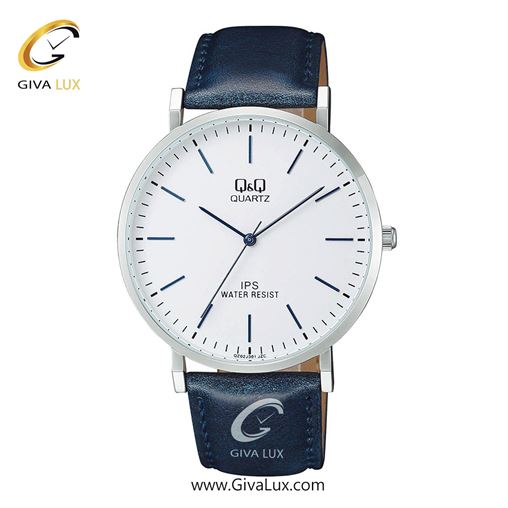 ساعت مچی اورجینال مردانه کیو اند کیو Q&Q نقره ای | سرمه ای| سفید| کد رفرنس QZ02J301Y