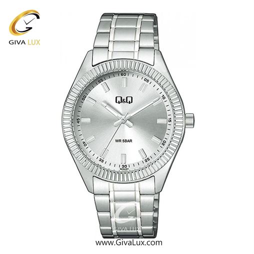 ساعت مچی اورجینال مردانه کیو اند کیو Q&Q نقره ای | نقره ای| نقره ای| کد رفرنس QZ48J201Y