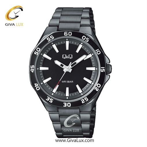 ساعت مچی اورجینال مردانه کیو اند کیو Q&Q مشکی | مشکی| مشکی| کد رفرنس QZ82J412Y
