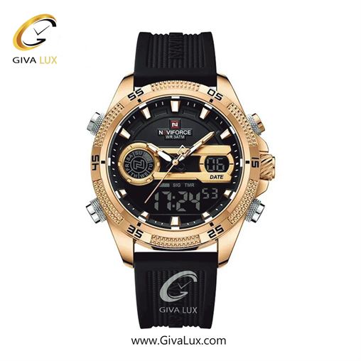 ساعت مچی مردانه بند پی یو ناوی فورس (نیوی فورس)NF9223 G/B/B  RGBB.jpg