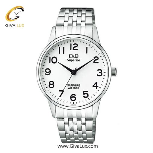 ساعت مچی اورجینال مردانه کیو اند کیو Q&Q نقره ای | نقره ای| سفید| کد رفرنس S280J214Y