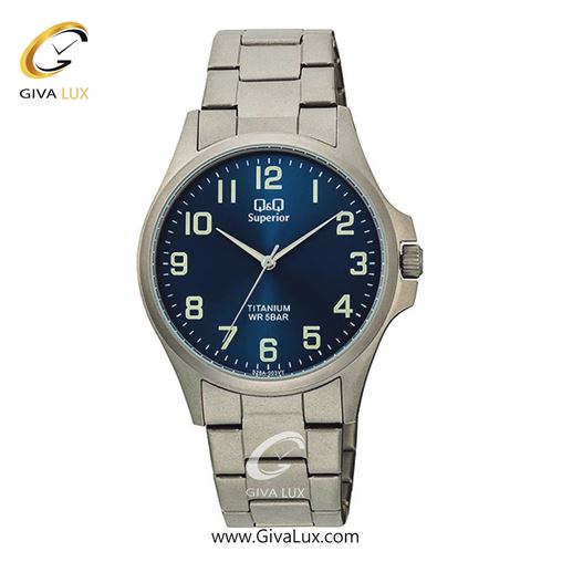 ساعت مچی اورجینال مردانه کیو اند کیو Q&Q نقره ای | نقره ای| آبی کاربنی| کد رفرنس S28A-003VY