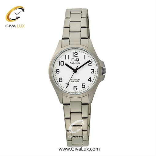 ساعت مچی اورجینال زنانه کیو اند کیو Q&Q نقره ای | نقره ای| سفید| کد رفرنس S29A-001VY