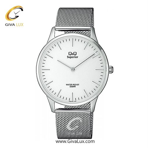 ساعت مچی اورجینال مردانه کیو اند کیو Q&Q نقره ای | نقره ای| سفید| کد رفرنس S306J201Y