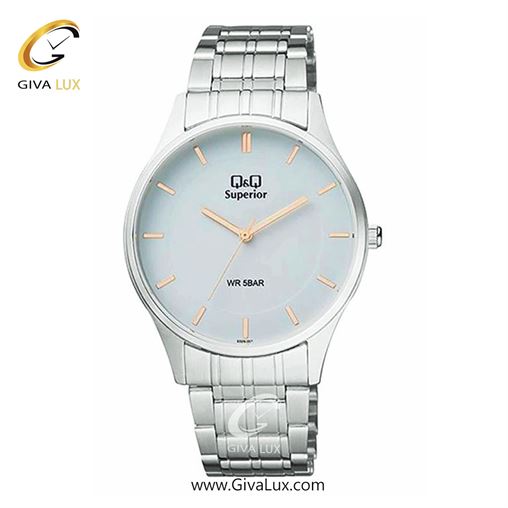 ساعت مچی اورجینال مردانه کیو اند کیو Q&Q نقره ای | نقره ای| سفید| کد رفرنس S328J201Y