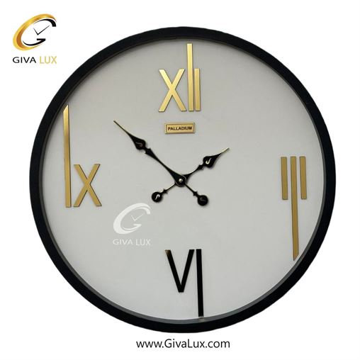 ساعت دیواری اورجینال پالادیوم آلیاژ فلزی مشکی| کد رفرنس S700