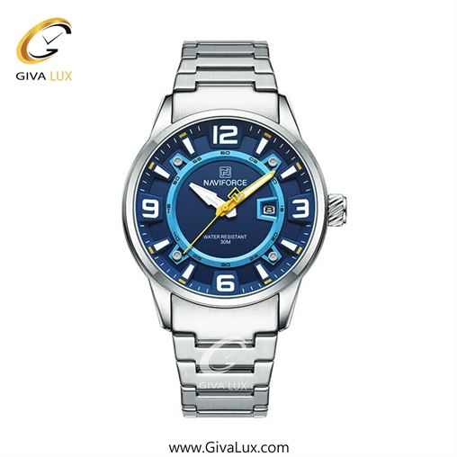 ساعت مچی مردانه تک موتوره بند استیل مشکی ناوی فورس(نیوی فورس)  NF8044 B/R/B SBES.jpg