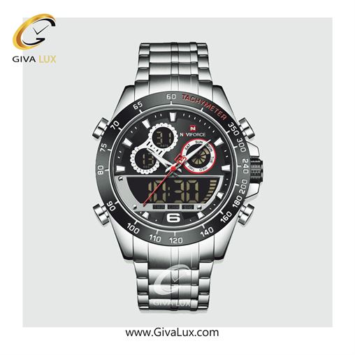 ساعت مچی مردانه بند استیل ناوی فورس (نیوی فورس) NF9188 S/BE/BE SBS.jpg