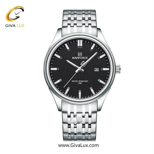 ساعت مچی مردانه تک موتوره بند استیل طلایی ناوی فورس (نیوی فورس) NF8039 G/G/G SSB.jpg