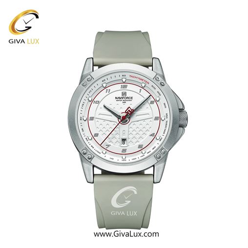 ساعت مچی مردانه تک موتور بند پی یو سبز ناوی فورس (نیوی فورس) NF8031 S/GN/GN SWGY.jpg
