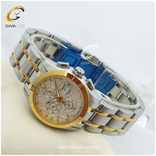 ساعت زنانه سه موتوره بند فلزی تیسوت 