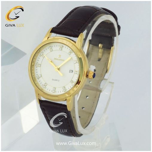 ساعت زنانه رومانسون  بند چرم ساده