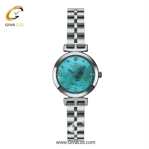 ساعت مچی اورجینال زنانه ونیز نقره ای | نقره ای| سبزآبی| کد رفرنس V801351411
