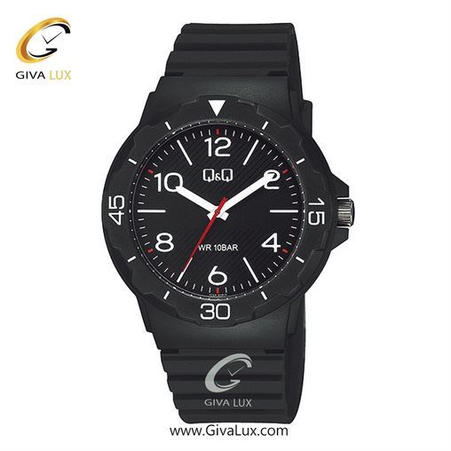ساعت مچی اورجینال مردانه کیو اند کیو Q&Q مشکی | مشکی| مشکی| کد رفرنس V02A-003VY
