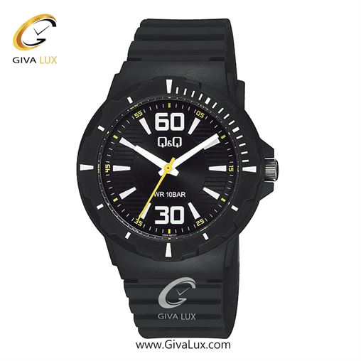 ساعت مچی اورجینال مردانه کیو اند کیو Q&Q مشکی | مشکی| مشکی| کد رفرنس V02A-007VY