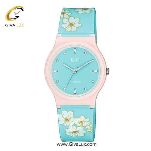 ساعت مچی اورجینال زنانه کیو اند کیو Q&Q صورتی | آبی| آبی| کد رفرنس V06A-009VY