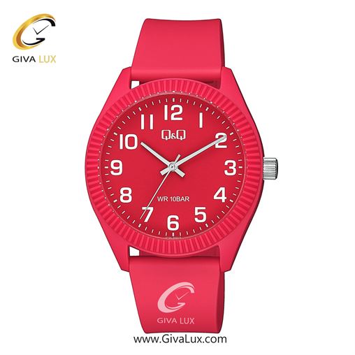 ساعت مچی اورجینال مردانه کیو اند کیو Q&Q سرخابی | سرخابی| سرخابی| کد رفرنس V12A-002VY
