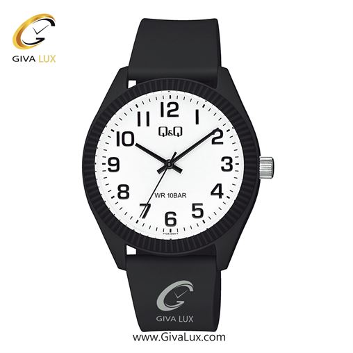 ساعت مچی اورجینال مردانه کیو اند کیو Q&Q مشکی | مشکی| سفید| کد رفرنس V12A-010VY