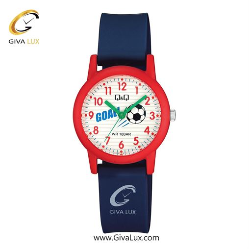 ساعت مچی اورجینال بچه گانه کیو اند کیو Q&Q قرمز | سرمه ای| سفید| کد رفرنس V23A-015VY