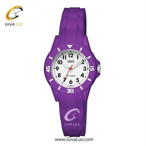 ساعت مچی اورجینال زنانه کیو اند کیو Q&Q بنفش | بنفش| سفید| کد رفرنس V26A-004VY