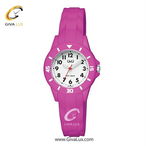 ساعت مچی اورجینال زنانه کیو اند کیو Q&Q بنفش | بنفش| سفید| کد رفرنس V26A-005VY