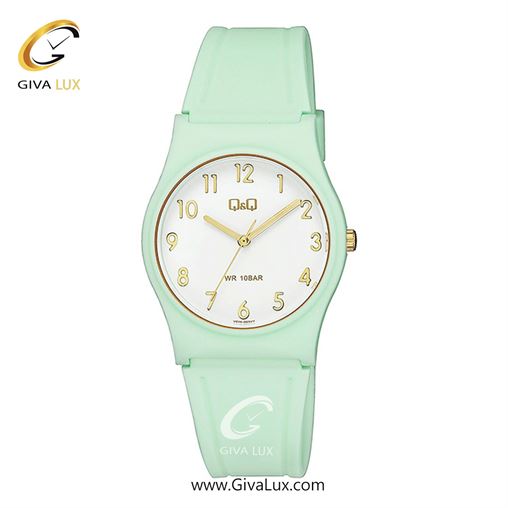 ساعت مچی اورجینال زنانه کیو اند کیو Q&Q سبز | سبز| سفید| کد رفرنس V27A-003VY