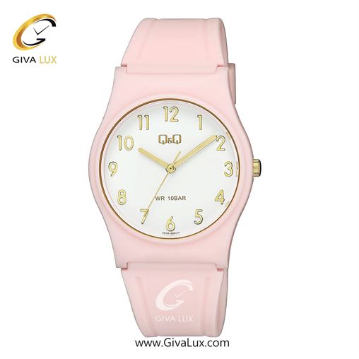 ساعت مچی اورجینال زنانه کیو اند کیو Q&Q صورتی | صورتی| سفید| کد رفرنس V27A-004VY