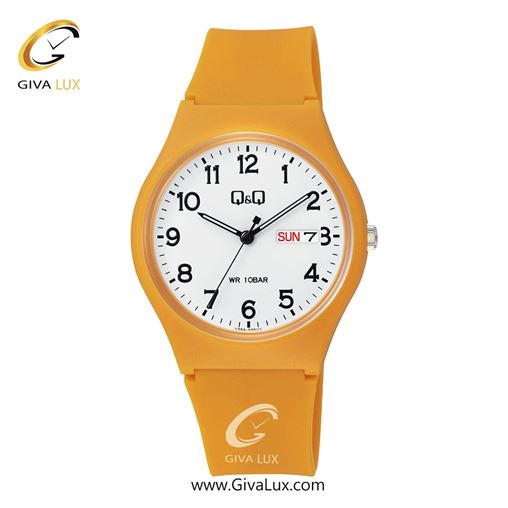 ساعت مچی اورجینال زنانه کیو اند کیو Q&Q نارنجی | نارنجی| سفید| کد رفرنس V39A-005VY