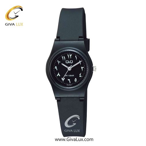 ساعت مچی اورجینال زنانه کیو اند کیو Q&Q مشکی | مشکی| مشکی| کد رفرنس V44A-001VY