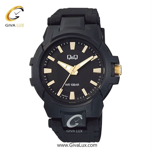ساعت مچی اورجینال مردانه کیو اند کیو Q&Q مشکی | مشکی| مشکی| کد رفرنس V50A-001VY