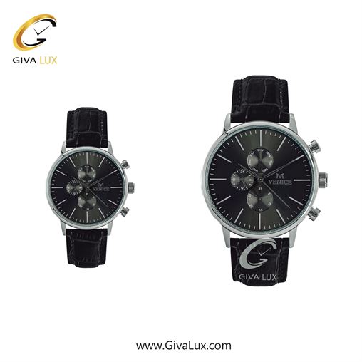 ساعت مچی اورجینال ست ونیز سه موتوره فول تایم نقره ای | مشکی| مشکی| کد رفرنس V800931503