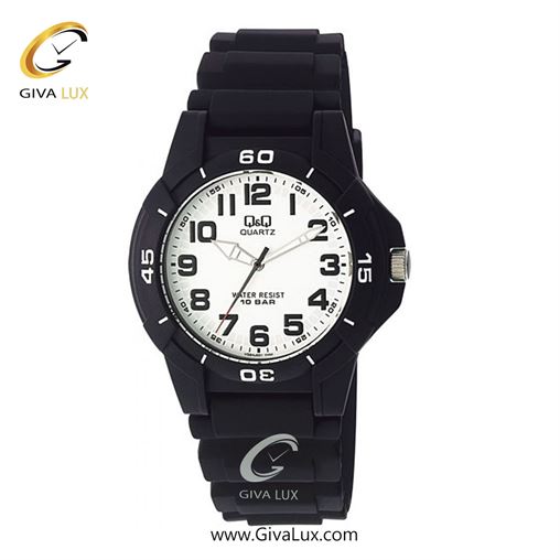ساعت مچی اورجینال مردانه کیو اند کیو Q&Q مشکی | مشکی| سفید| کد رفرنس VQ84J001Y