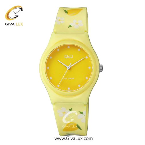 ساعت مچی اورجینال زنانه کیو اند کیو Q&Q کرم | کرم| زرد| کد رفرنس VQ86J067Y